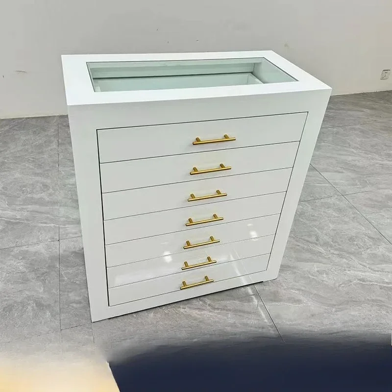 Storage & Organization - Jewelry cloakroom counter storage cabinet, clothing