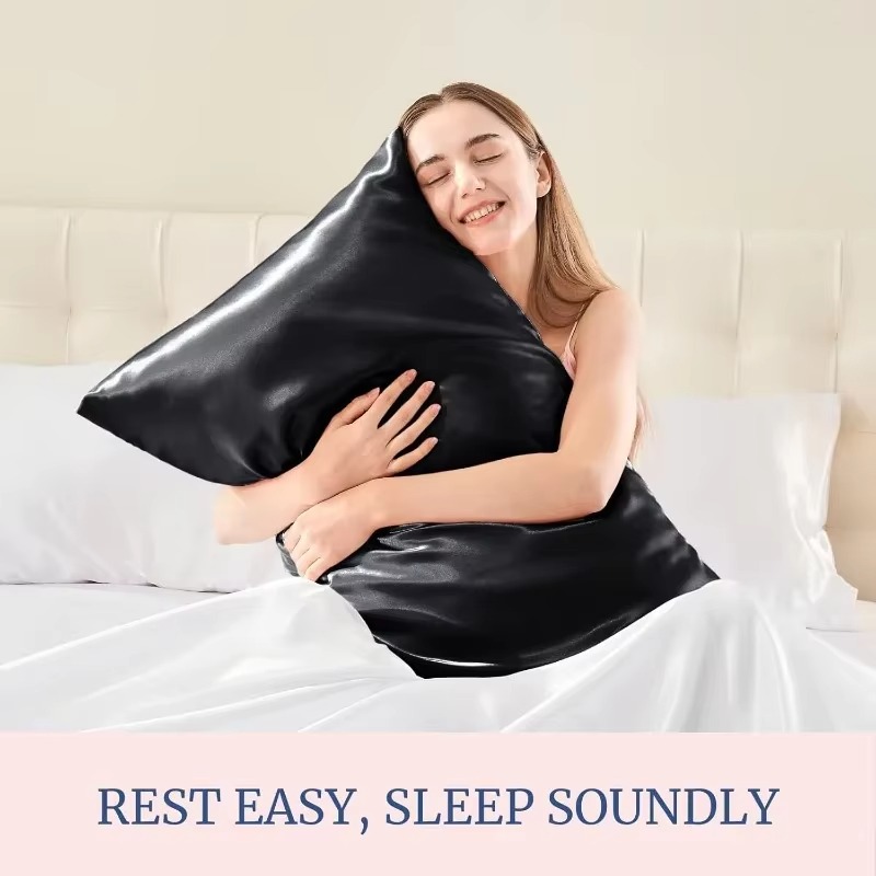 For Women Men 1/2pcs Multi-siz - огляд і ціна Satin Silk Pillowcase Hair Skin