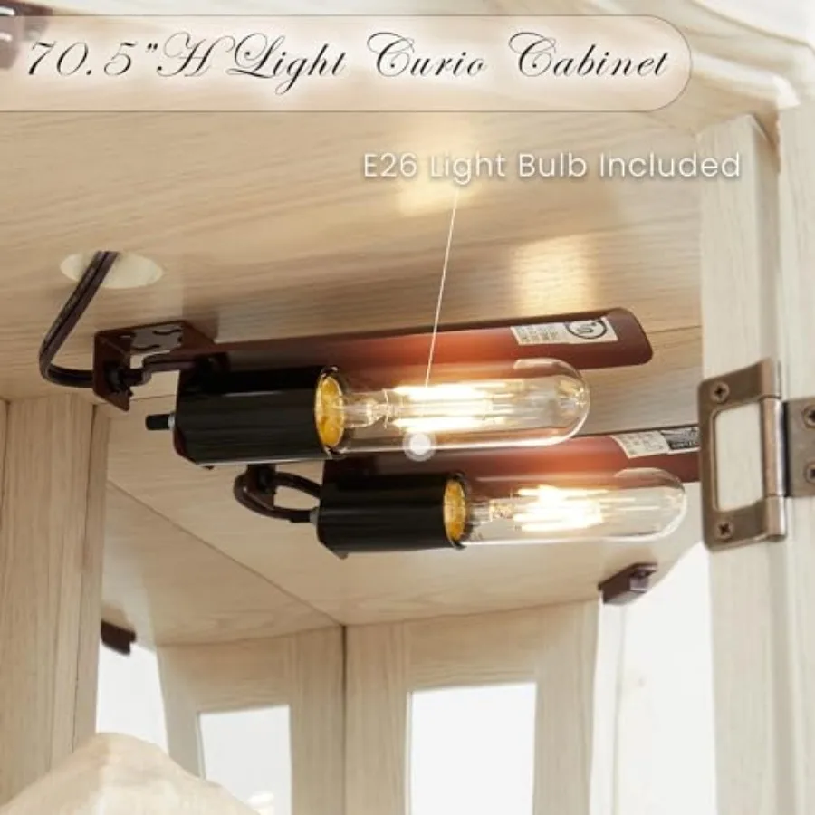 Corner curio cabinet for bar a - огляд і ціна Lighting