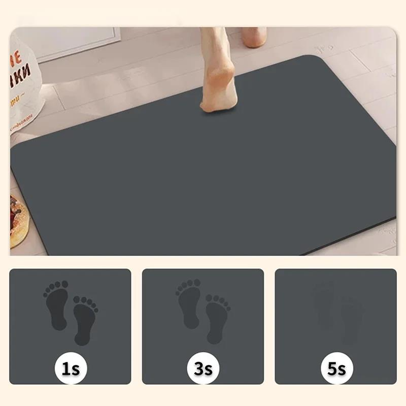 Stone Diatomite Earth Bath Mat - огляд і ціна Quick Dry Diatomite Bath Mat