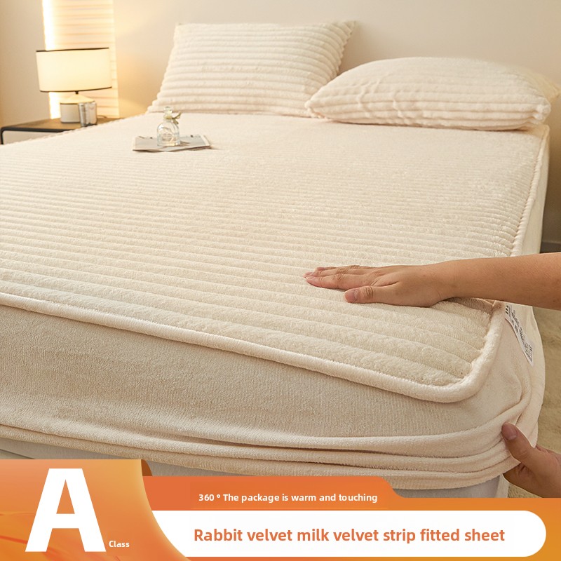 Imitation Rabbit Plush Winter  - огляд і ціна Fitted Bed Sheets Deep Pocket